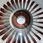 Rolls Royce Jet Fan Blade coffee table red fans3